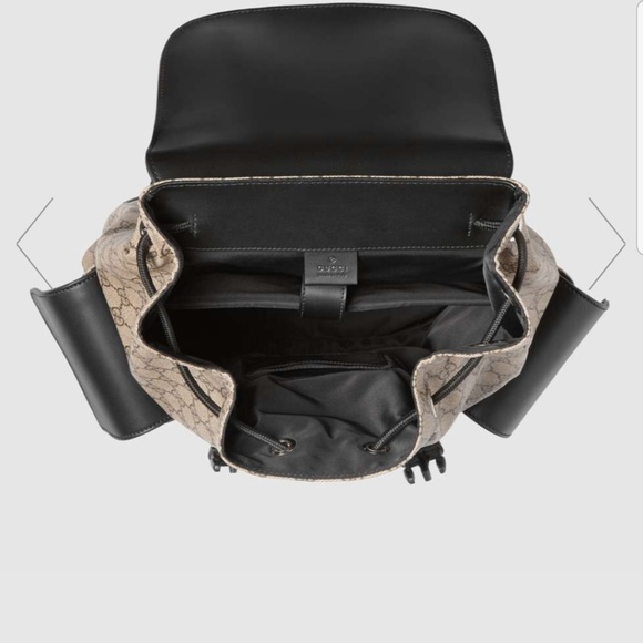 Authentic Rare Gucci GG Supreme Backpack BNWT - Picture 2 of 7